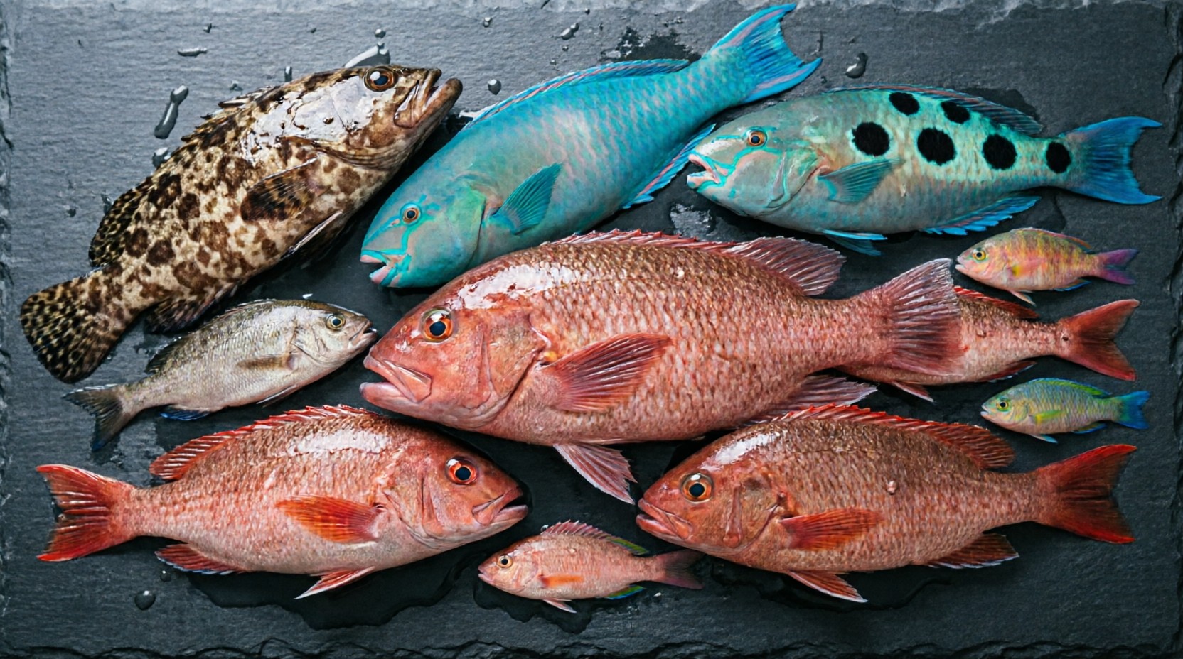 Fresh Indian Ocean reef fish